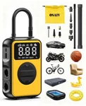 Tire Inflator Portable Air Compressor Cordless With Pressure Gauge And Auto Shut. Fixed Price $32.99.