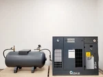 Atlas Copco Sf2ff Air Compressor & Cylinder. Fixed Price $3613.58.