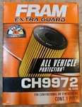 One Boxed Fram Extra Guard Ch9972 Auto Car Oil Filter Unopened New Unused. Fixed Price $9.94.