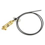 48" Bullwhip Large Throttle Control Cable Gas Air Compressor W/ Side Port Tcli. Fixed Price $32.95.