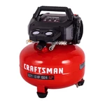 Craftsman 6 Gallon Portable Pancake Air Compressor - Oil Free 150 Psi. Fixed Price $129.95.