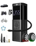 Servomaster Tire Inflator Portable Compressor, Black White Cordless. Fixed Price $34.90.