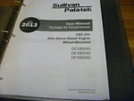 Sullivan Palatek Dc185pjd De185pjd Df185pjd Compressor Owner Operator Manual Xz. Fixed Price $91.58.