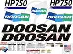 Fits Doosan Hp750 Cfm Decal Kit Air Compressor Replacement 3m Vinyl. Fixed Price $124.98.