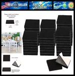 Uxcell 50pcs Furniture Felt Pads Square 1 1/4" Self-stick Non Slip For Chai. Fixed Price $26.99.
