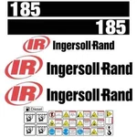Ingersoll Rand 185 Air Compressor Decal Kit Replacement Stickers. Fixed Price $150.00.