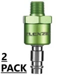 2 Legacy Flexzilla High Flow Ball Swivel Plug Air Fitting 1/4" Mnpt A53440fzbs-x. Fixed Price $18.99.
