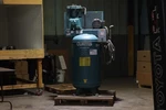 Curtis Toledo Air Compressor 5 Hp 80 Gallon 208-460 Volt 3-phase Model E-57a. Fixed Price $2700.00.