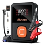 Jump Starter With Air Compressor, 1500a Portable Car Battery, 5 Mode Flashlight. Fixed Price $64.99.