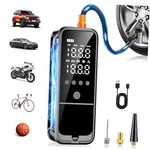 Tire Inflator Portable Air Compressor, 6000mah Pump For Car Tires 160 Psi. Fixed Price $103.19.