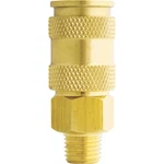 Milton V-style Hi-flo Coupler Body, Brass, 1/4in. Mnpt, Model# S-765. Fixed Price $13.99.