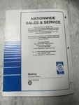 Original Quincy Model Qma 75 Helical Screw Compressor Parts Manual 50059-ga. Fixed Price $199.99.