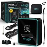 Inflatiq By Rimiq - Qwikflow Inflator Portable Car Tire Air Compressor Ball Pump. Fixed Price $129.95.