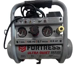 Fortress Ultra Quiet Series 1 Gal Portable Air Compressor 135 Psi Oil-free. Fixed Price $109.00.