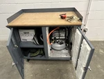 Jun Air Oil-less Rocking Piston Electric Compressor Of302-15b With Toolbox. Fixed Price $1750.00.