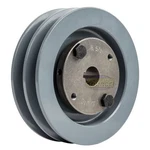 Cast Iron 4.5" Dual Groove Pulley 2 Belt A Section 4l With 5/8" Sheave Bushing. Fixed Price $62.95.