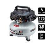 Fortress 6 Gallon, 175 Psi High Performance Oil-free Pancake Jobsite Air Compres. Fixed Price $139.99.