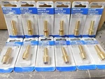 (12) Tru-flate 21-143 Brass 1/4" Male Npt X 3/8" Hose End Barb Type Fitting. Fixed Price $21.99.