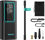 Tire Inflator Portable Air Compressor, 150 Psi Mini Car Pump With 6000mah Ba. Fixed Price $66.99.
