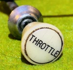 Vintage Throttle Cable White Knob 36 / 3 Long Bakelite. Fixed Price $26.25.