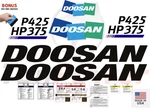 Fits Doosan Hp375 Cfm Decal Kit Air Compressor Replacement 3m Vinyl. Fixed Price $124.98.