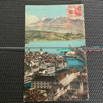 Old Postcard - 18885 Luzern & Rigi Used August 8, 1910 (ve). Fixed Price $3.49.