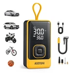 Astroai L7 Air Tire Inflator Portable Compressor, 150psi Portable, Yellow. Fixed Price $33.81.