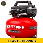 Craftsman 6 Gallon Portable Pancake Air Compressor - Oil Free 150 Psi. Fixed Price $139.99.