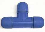 Rapidair Fastpipe Blue F2005 1 Equal Tee Fitting. Fixed Price $27.50.