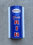 Wow!! Standard Ohio Sohio Oil Gasoline Free Air Curved Sign Gas Pump. Fixed Price $49.00.