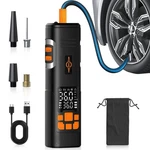 Aneson Tire Inflator Portable Air Compressor, 150psi Pump Medium, Black. Fixed Price $42.99.