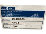 Beck Cps-5 Monitor Assembly 20-4400-09. Fixed Price $734.99.