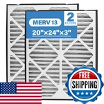 Liwedfg 20x24x3 Merv 13 Pleated Air Filter 2 Pack Compatible Zephyr Vgf Series. Fixed Price $120.48.