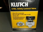 Klutch Safety Lockout Valve - 3/8in. Npt, 145 Psi-brand New. Fixed Price $21.95.