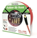 Dynamic Power 3/8" X 50ft Pvc Air Compressor Hose With 10 Pieces Compress.... Fixed Price $42.11.