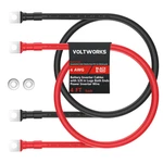Voltworks 4 Awg Gauge Red Black Pure Copper Battery Inverter Cables Solar Rv. Fixed Price $47.77.