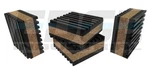 Anti Vibration Isolation Pads 2" X 7/8" Ribbed Rubber With Cork Center. Fixed Price $12.29.