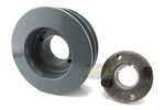 Cast Iron 4.5" Dual Groove Pulley Belt B Section 5l With 1-1/8" Sheave Bushing. Fixed Price $66.95.