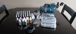 Used Master Airbrush Tc-320 1/5 Hp Cool Runner Ii-lot 3 Brushes And 48 Colors!. Fixed Price $114.99.
