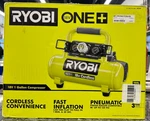 Brand New - Ryobi One+ 18v 1 Gallon Compressor P739 On Sale !!. Fixed Price $180.00.