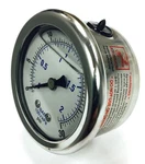 2025-0184-00 Atlas Copco Oil Gauge 1/8'' Rear Back Mount 0-30 Psi Liquid Filled. Fixed Price $20.71.