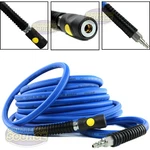 Prevost Flexair 50' X 3/8" Air Hose W/ Prevo S1 Aro 210 Interchange Coupler. Fixed Price $76.95.