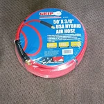 Grip 50' X 3/8" Hybrid Polymer Air Hose 12530 Red 1/4" Npt (0131. Fixed Price $30.00.