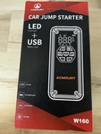 Acmount Jump Starter With Air Compressor Portable Car W160. Fixed Price $72.00.