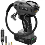 Cordless Tire Inflator Portable Air Compressor With 20v/12v Dual Power, 180ps.... Fixed Price $52.99.