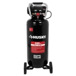 Husky Electric Air Compressor 20 Gallon 200 Psi Oil Free Portable Vertical Tool. Fixed Price $332.15.