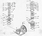 Ingersoll Rand Compatible # 37127248 Complete Spacer For Model 242 Type 30. Fixed Price $46.71.