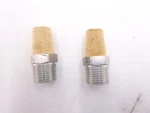 2 Pack Milton 1086-8 1/2" Mnpt Pneumatic Air Compressor Exhaust Muffler. Fixed Price $19.99.