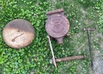 Antique Cast Iron General Fire Extinguisher Co. Ri Sprinkler Alarm Bell 16" 1909. Fixed Price $249.00.