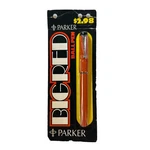 Parker Big Red Orange Ballpoint Pen New In Pack Usa Made Sealed & Refill 1.98. Fixed Price $69.90.